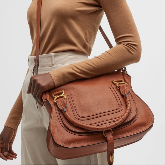 Chloe Handbags - Chloe Marcie Medium leather tote.